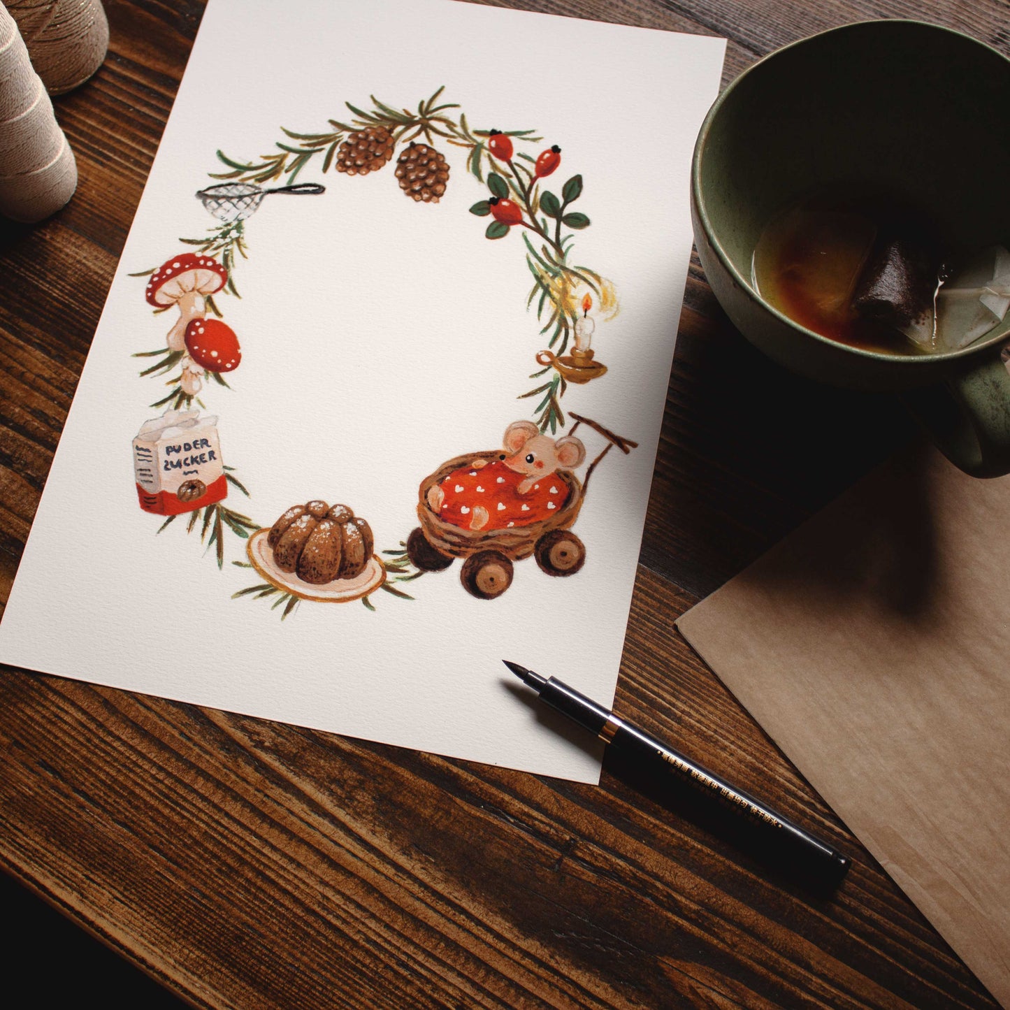 Kunstdruck zur Geburt | Personalisiertes Geschenk