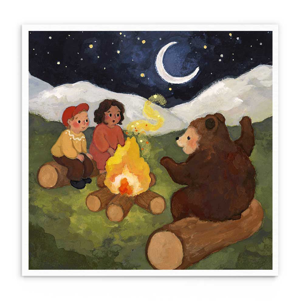 Campfire Stories | Art Print