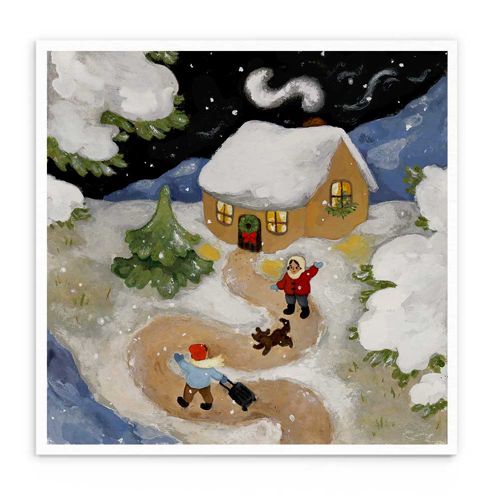 Coming Home for Christmas | Art Print