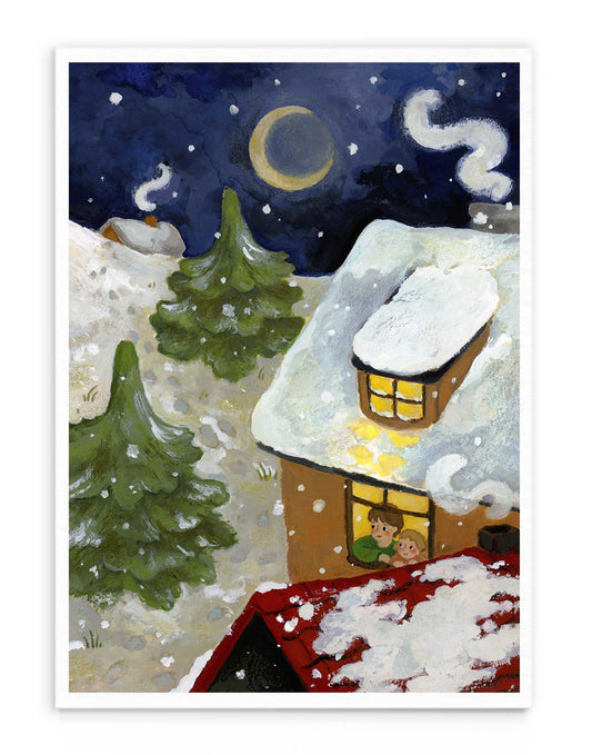 Magical First Snow | Art Print