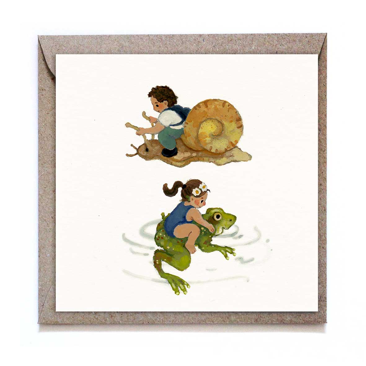 Snail & Frog | Card