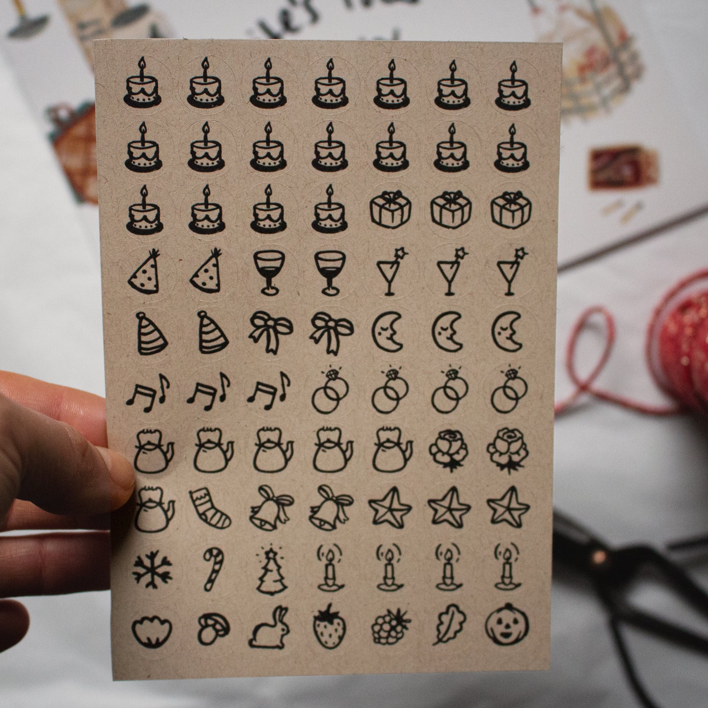 Stickersheet Calendar