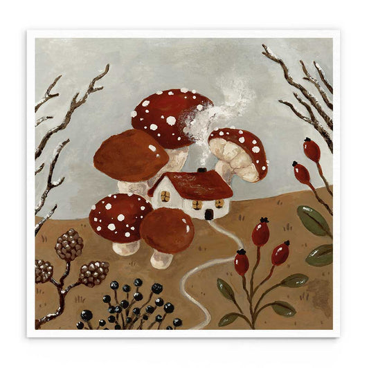 Mushroom Home | Art Print