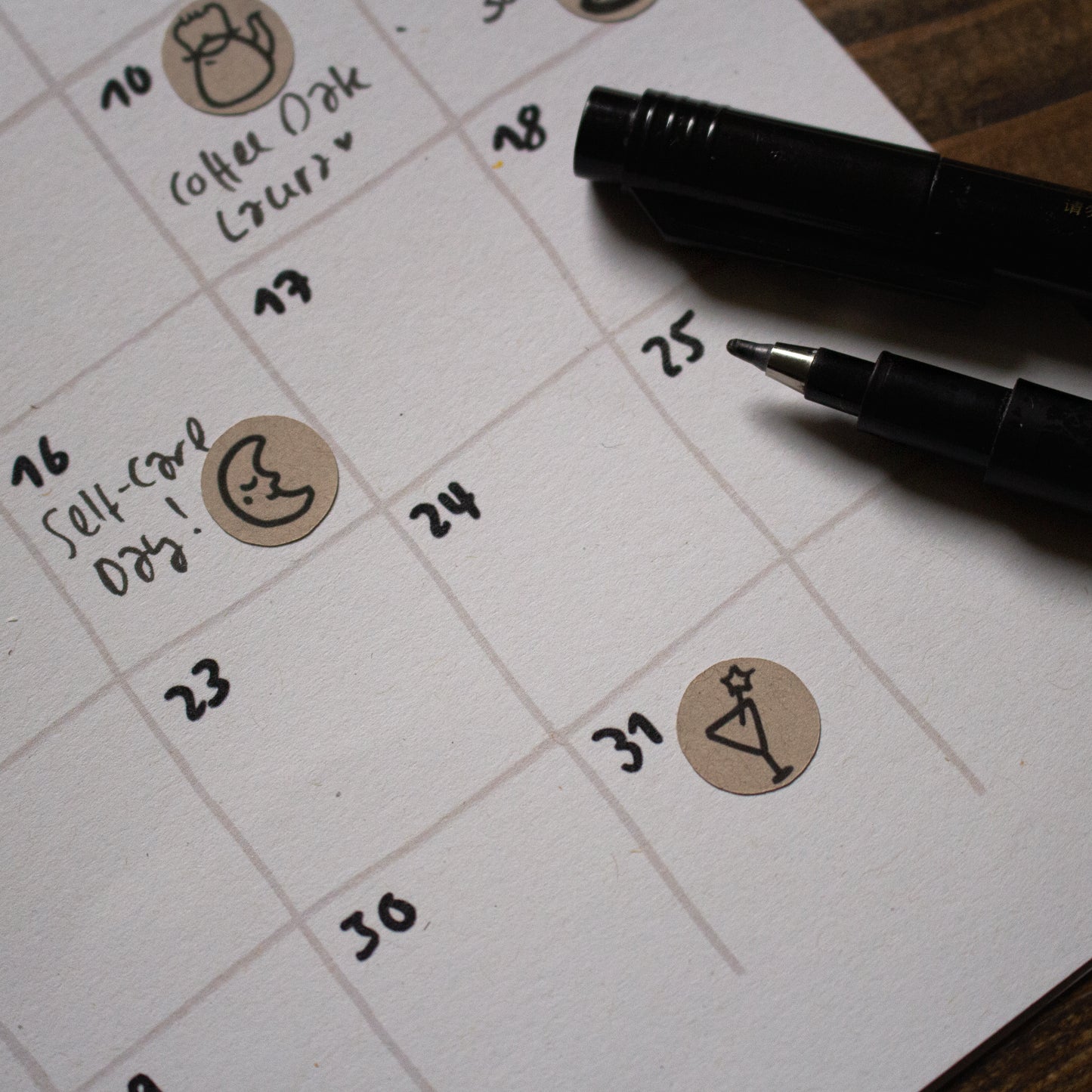 Stickersheet Calendar