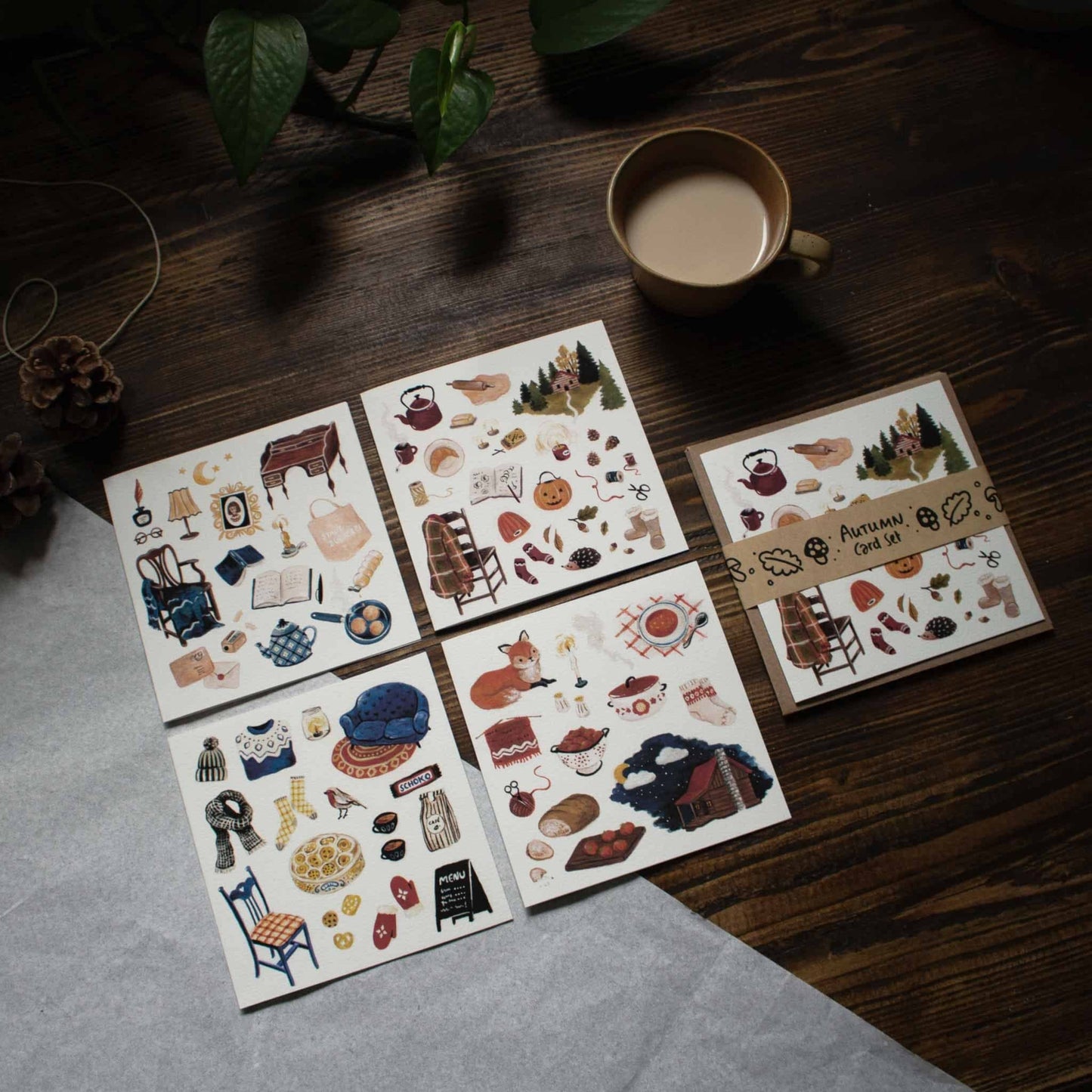 Autumn | Card Set of 4